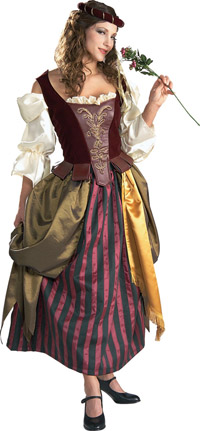 Adult Super Deluxe Renaissance Maiden Costume
