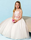 This pretty satin & tulle style looks great on girls of all ages and size